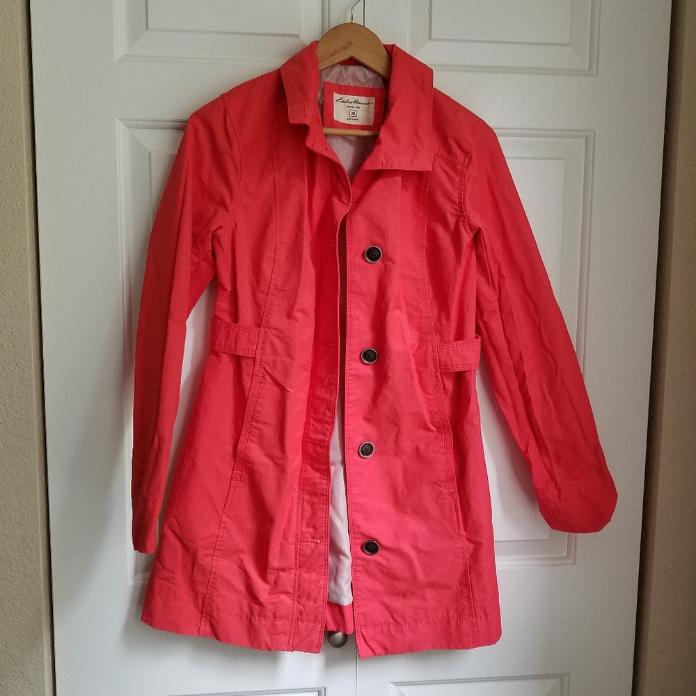 Eddie Bauer long trench coat